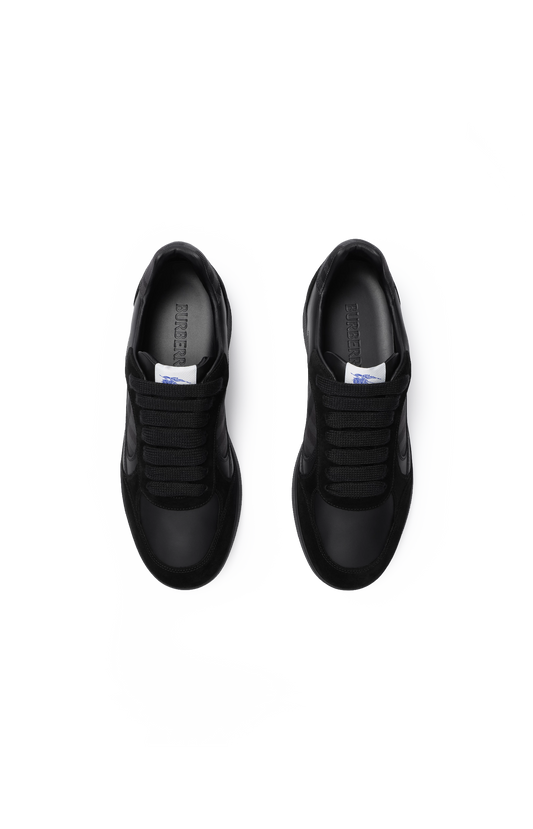 Burberry Check Terrace Sneakers in Black