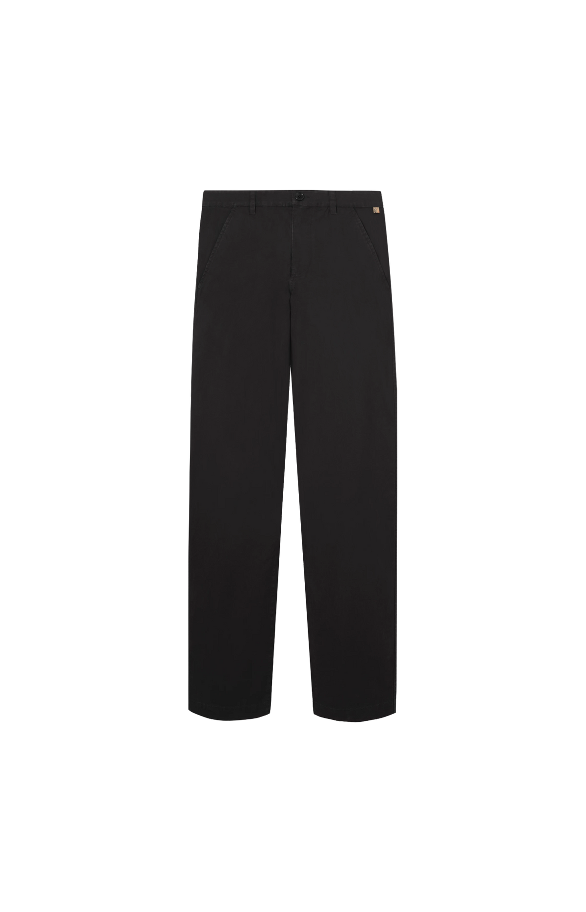 Cotton Twill Chinos in Black
