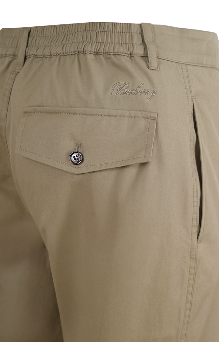 Burberry Brown Cotton Trousers