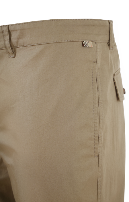 Burberry Brown Cotton Trousers