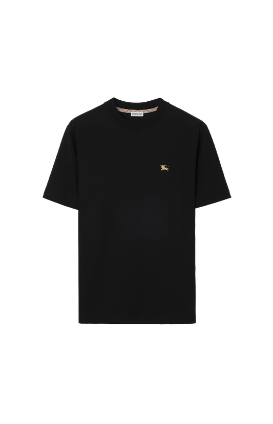 Black Cotton T-Shirt