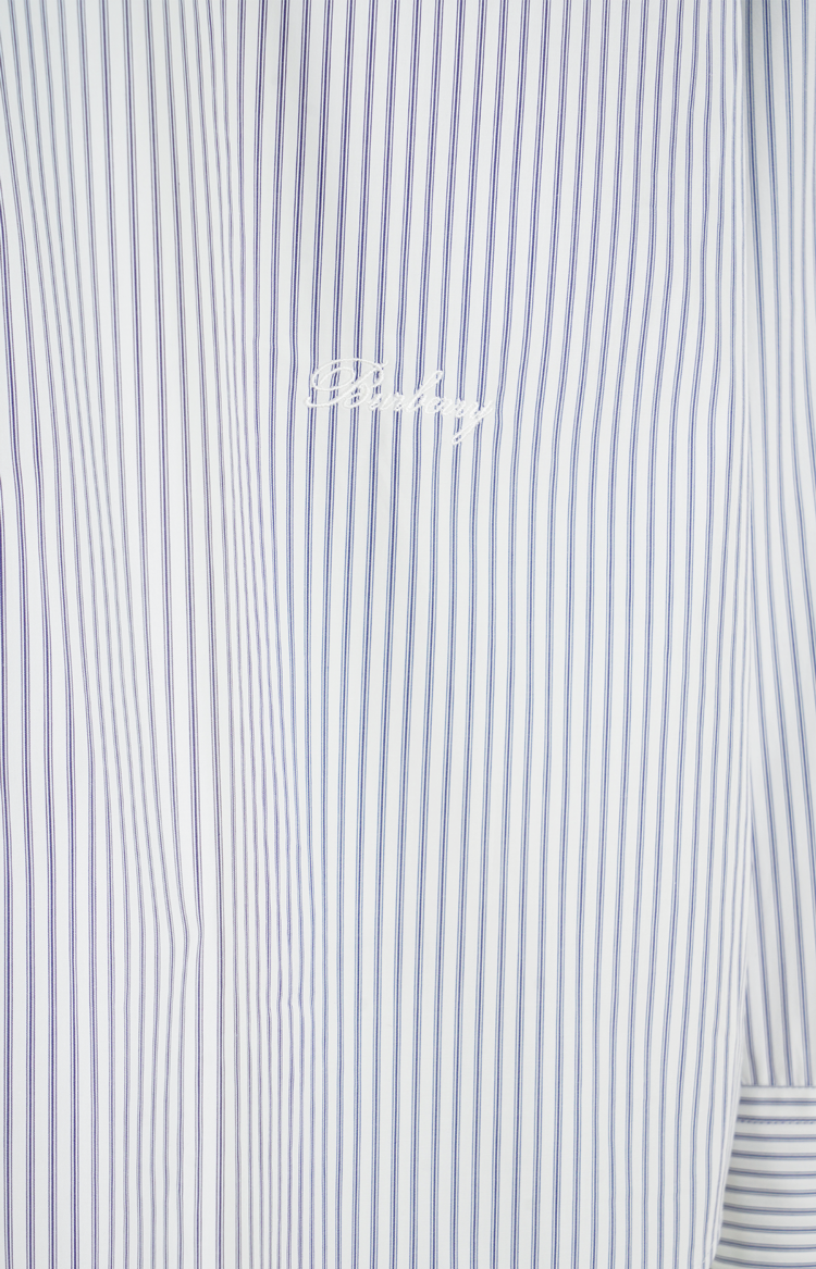 Burberry Relaxed Fit Striped Cotton Shirt