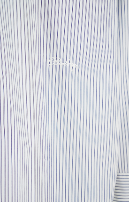 Burberry Relaxed Fit Striped Cotton Shirt