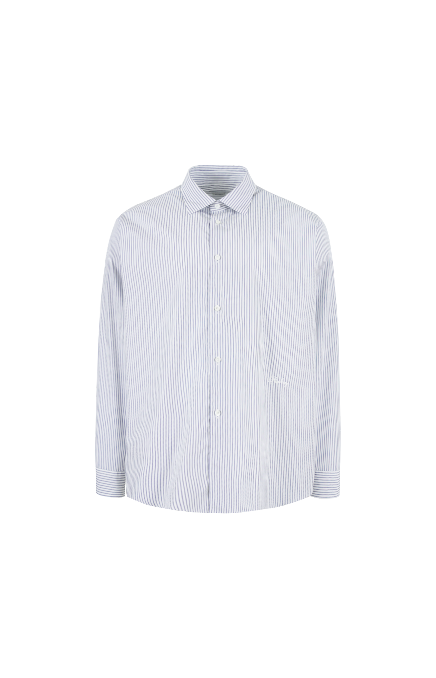 Burberry Relaxed Fit Striped Cotton Shirt