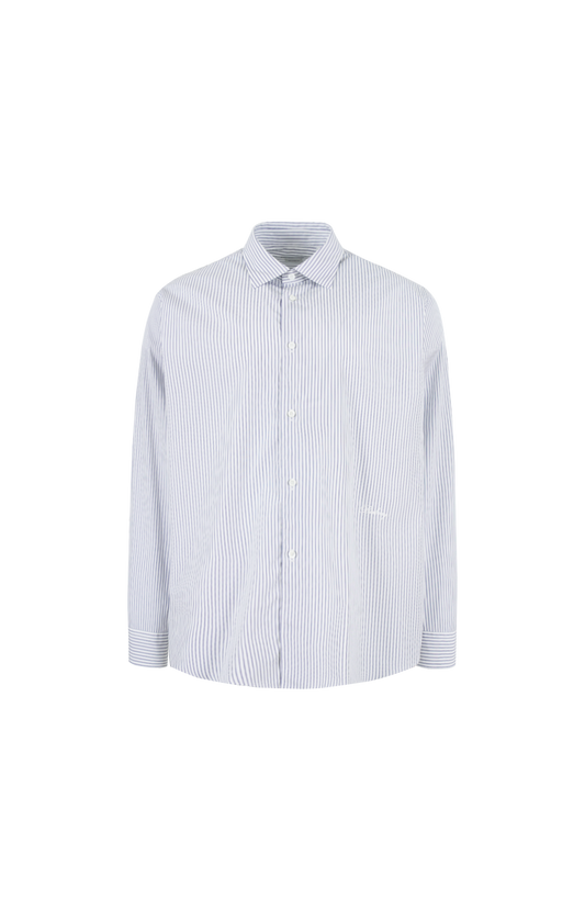 Burberry Relaxed Fit Striped Cotton Shirt