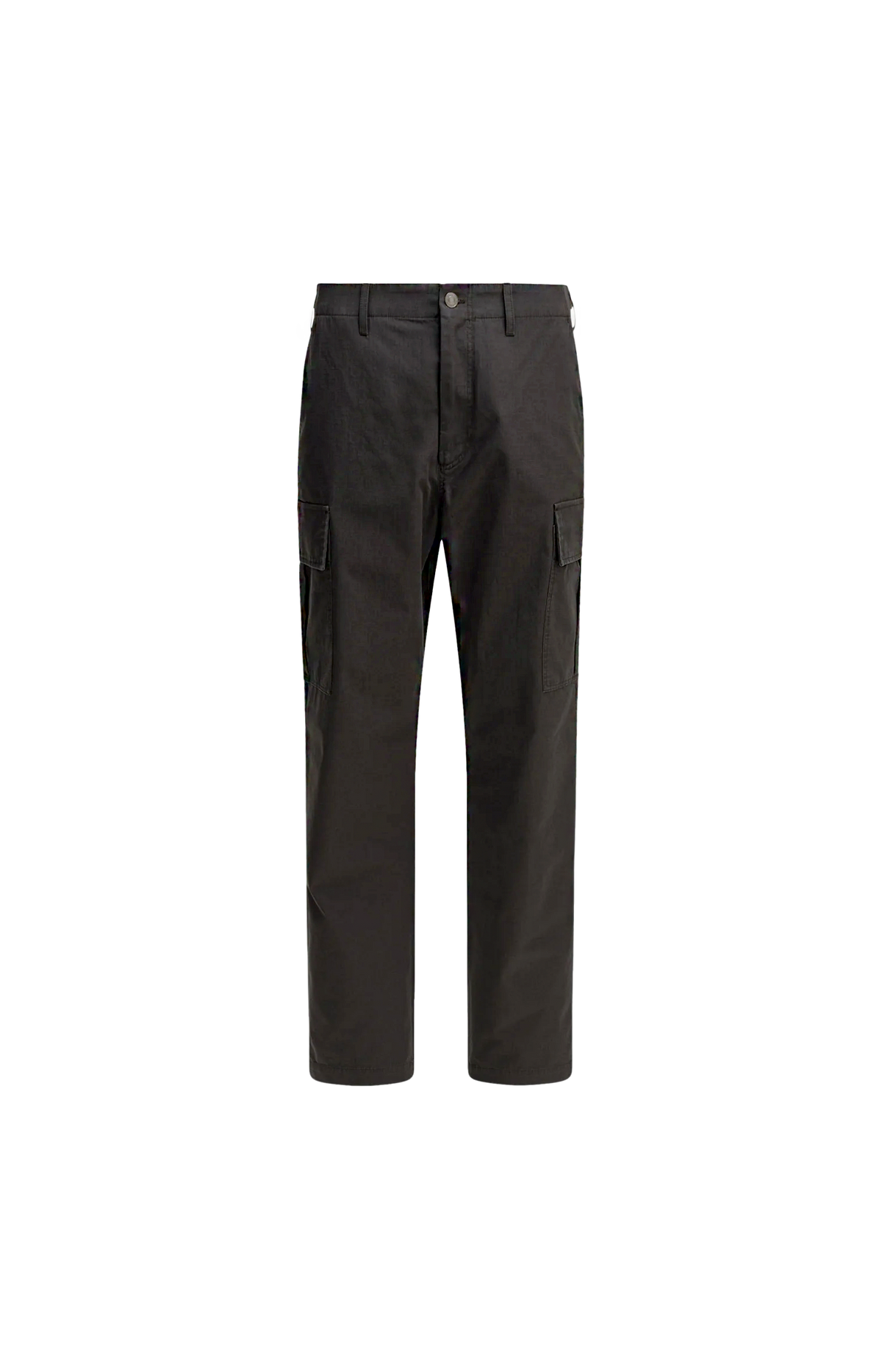 Cotton Cargo Trousers in Brown