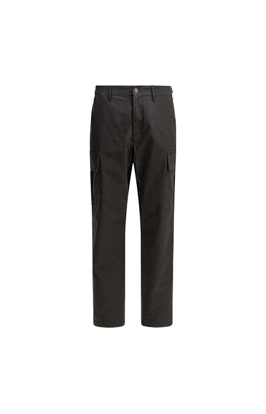 Burberry Cotton Cargo Trousers in Brown — front view