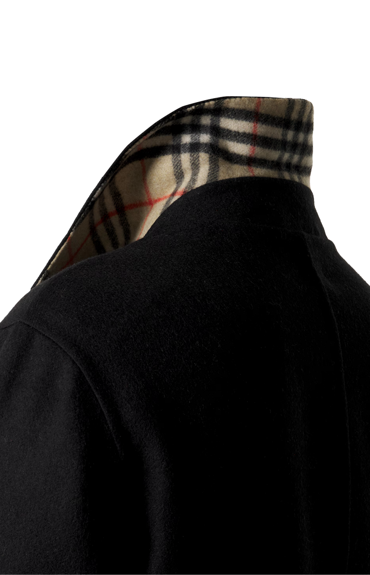 Burberry Wool Thorn Overshirt in Black — product photo 2