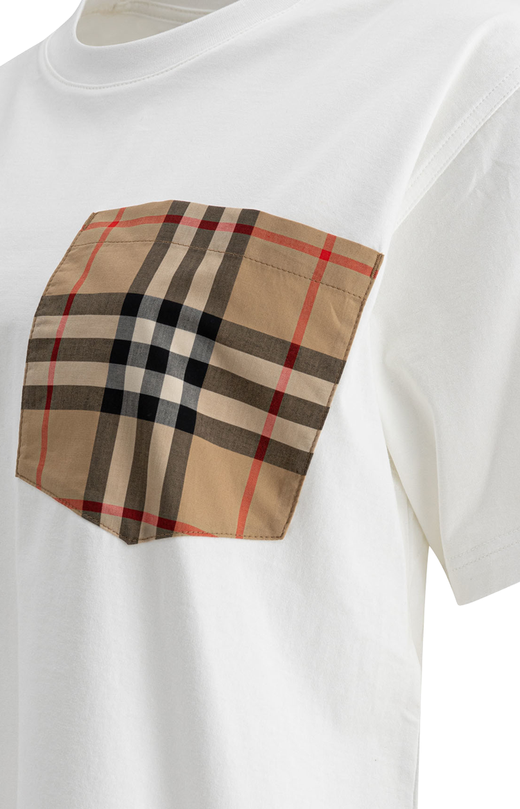 Vintage Check pocket T-shirt