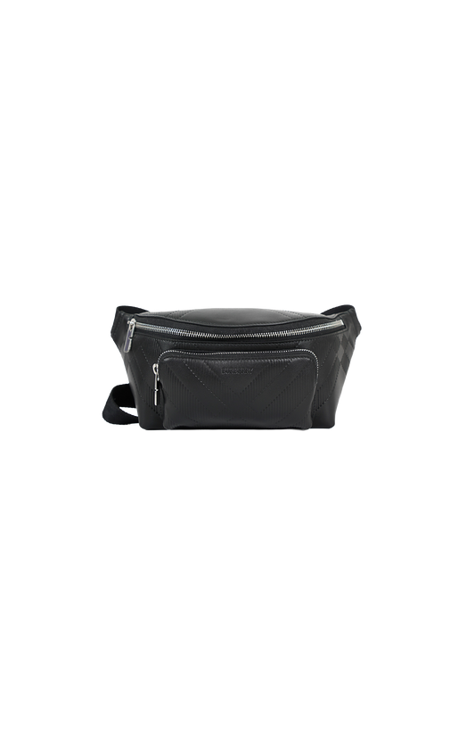 Belt Bag in Black Leather