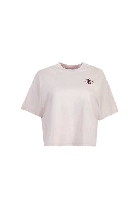 Cropped Cotton T-Shirt