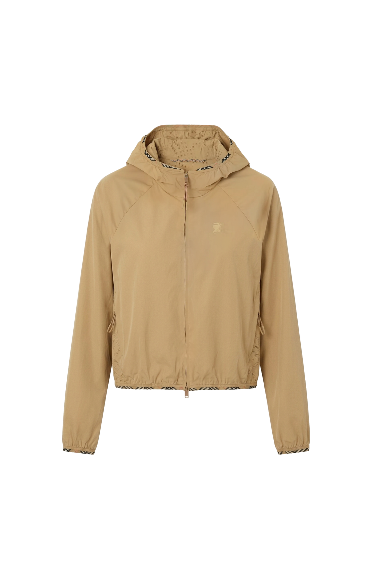 Stretch Nylon Hooded Jacket