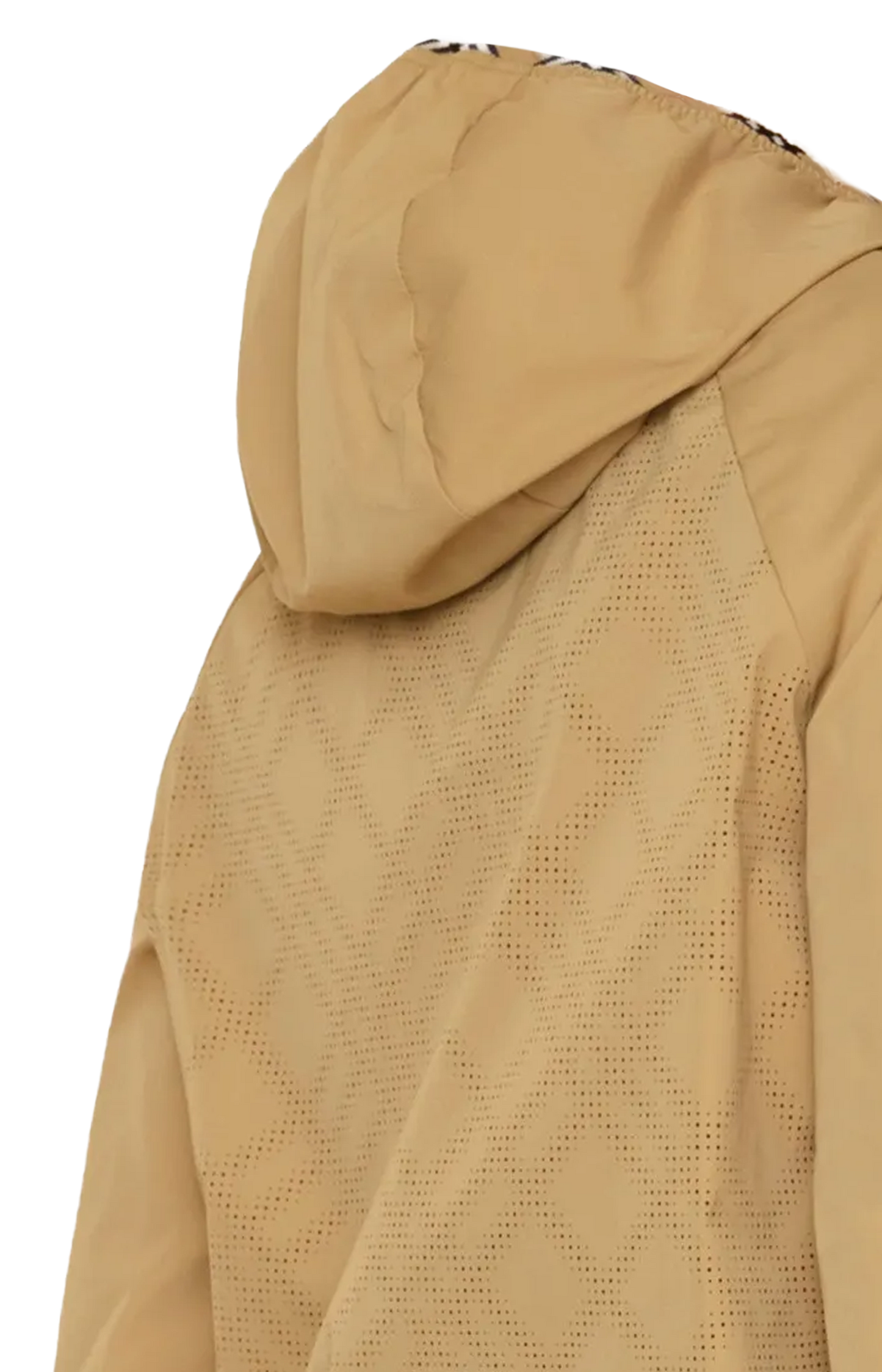 Stretch Nylon Hooded Jacket