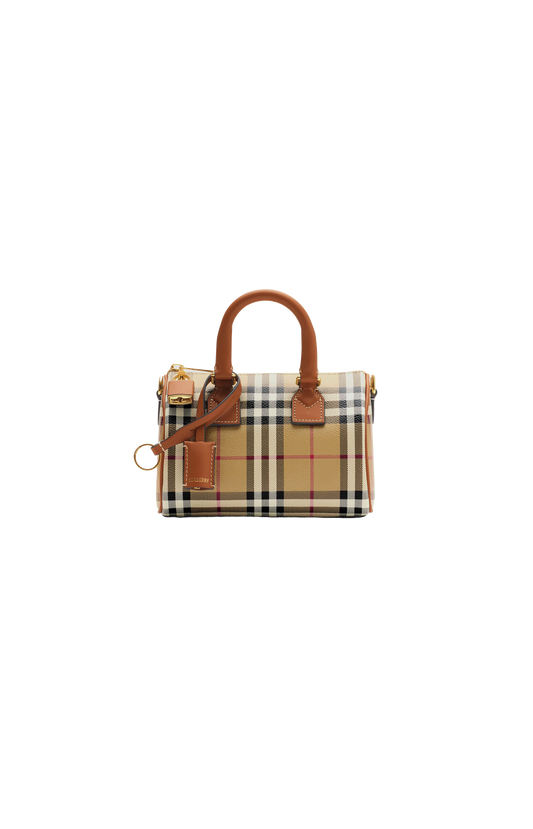 Mini Check Bowling Bag