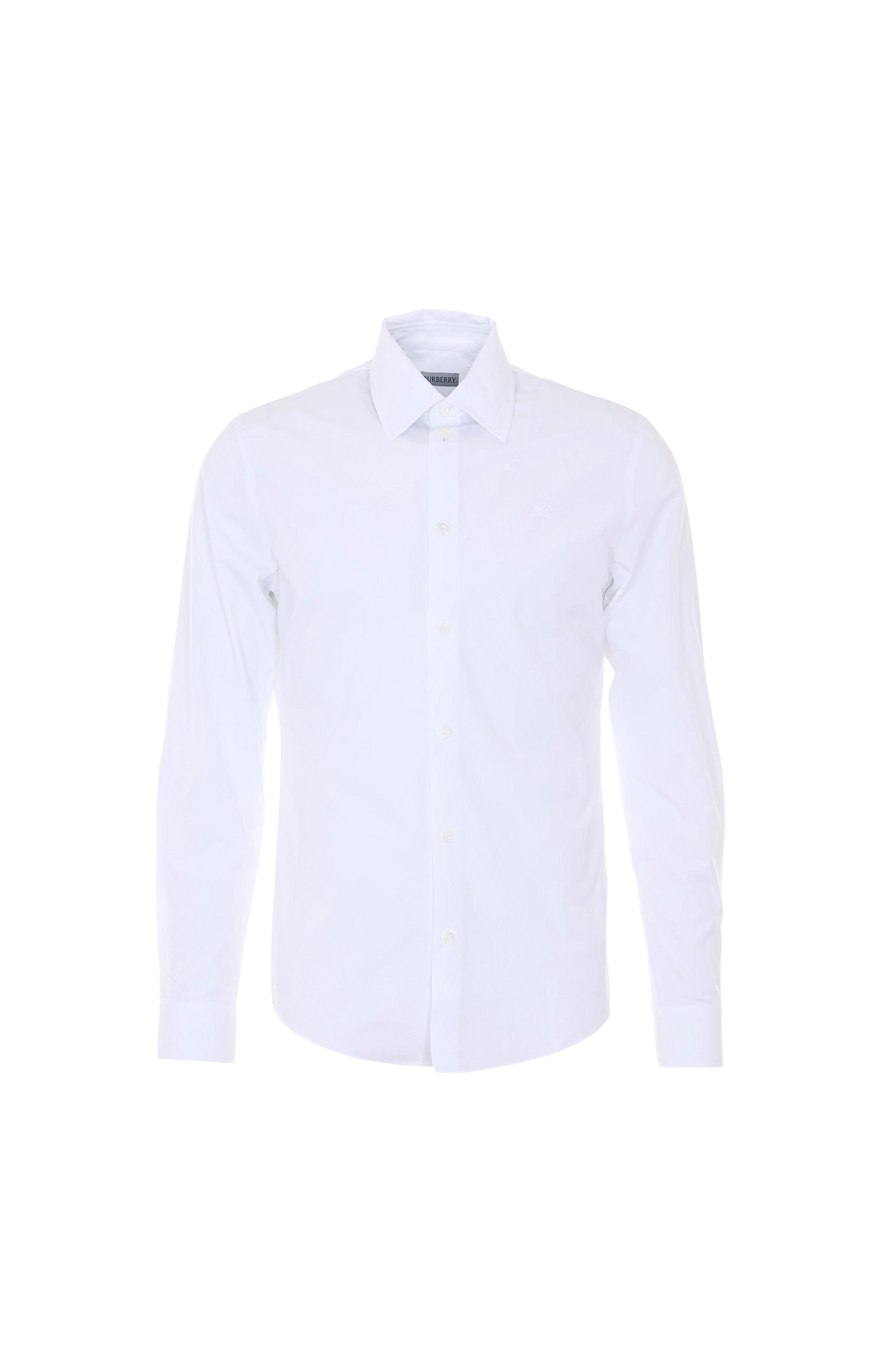 Classic Fit Cotton Poplin Shirt in White