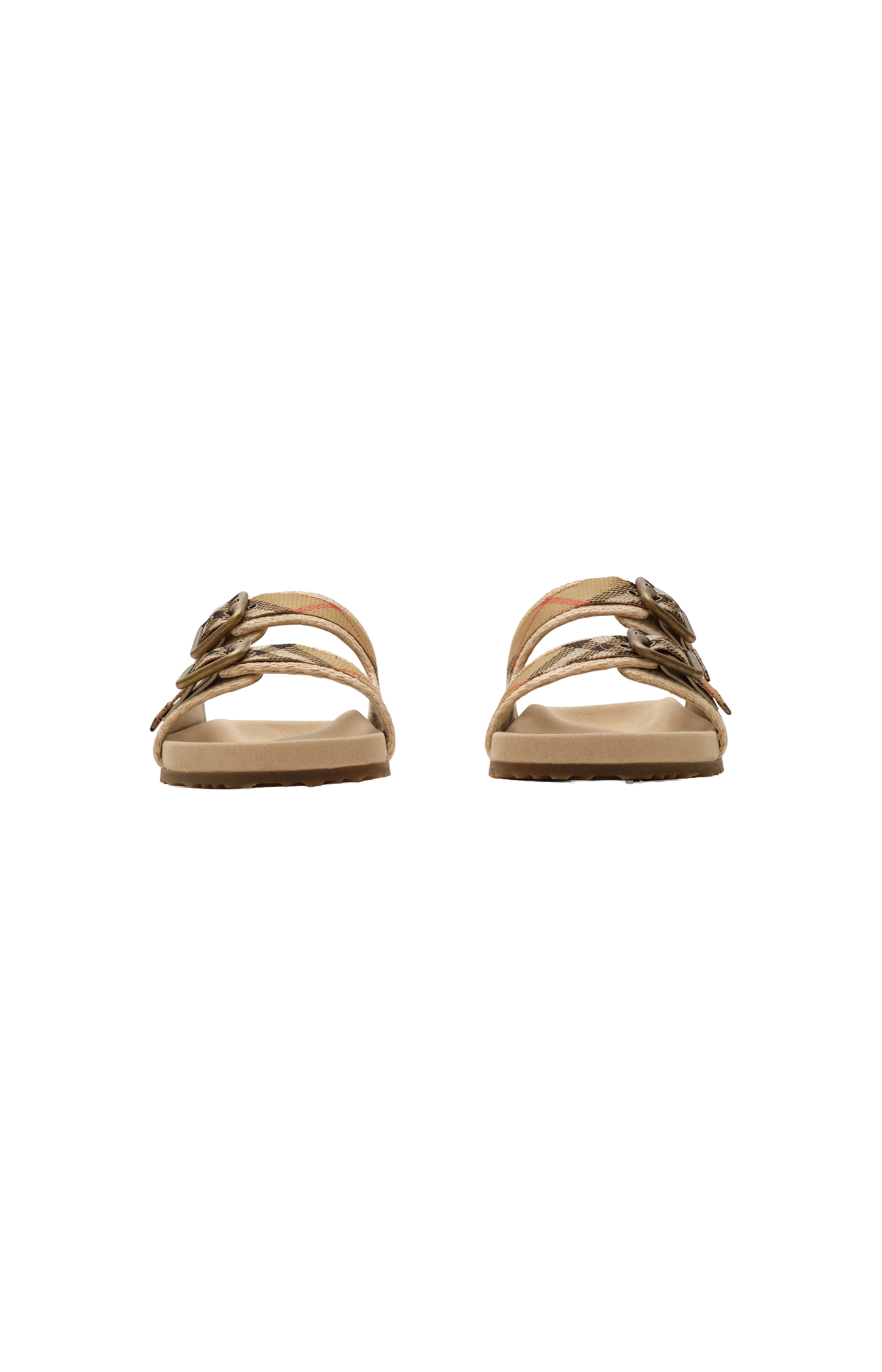 Check Suede Urchin Sandals