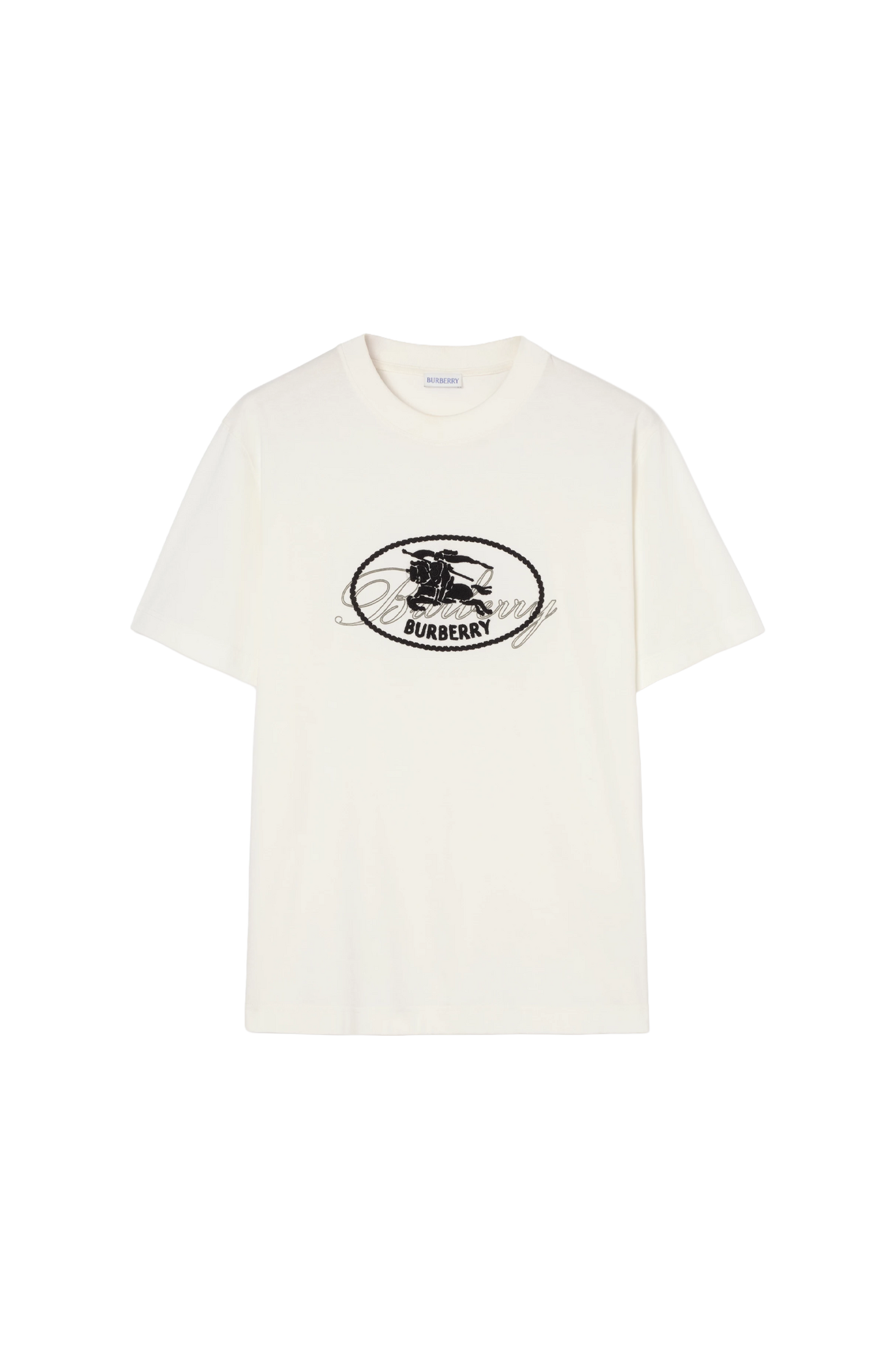 Knight-stamp cotton t-shirt