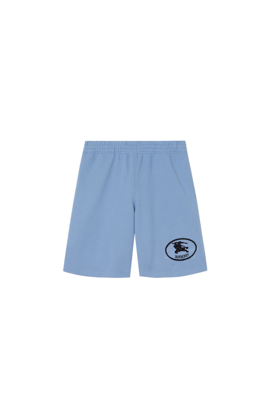 Knight-stamp cotton shorts