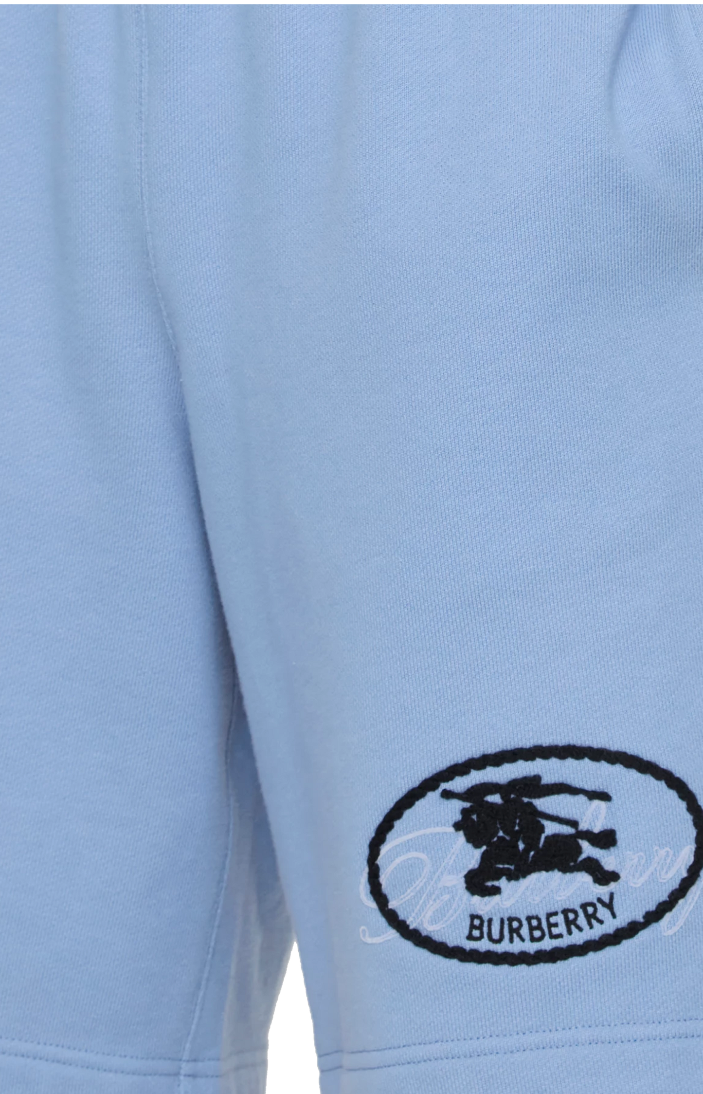 Knight-stamp cotton shorts