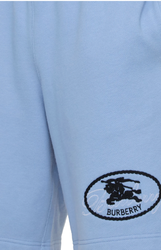 Knight-stamp cotton shorts