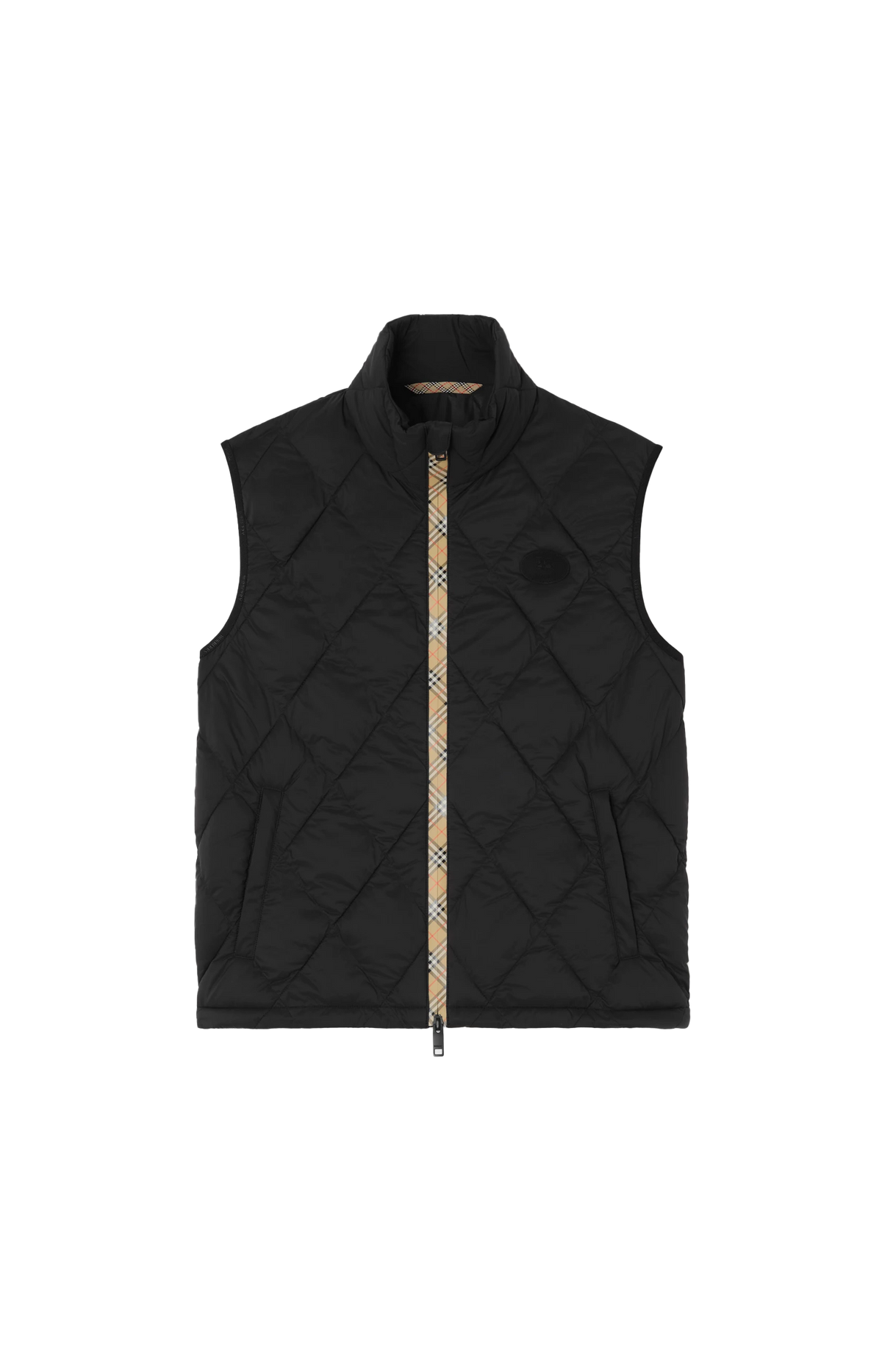 Packable Quilted Nylon Acresford Gilet in Black