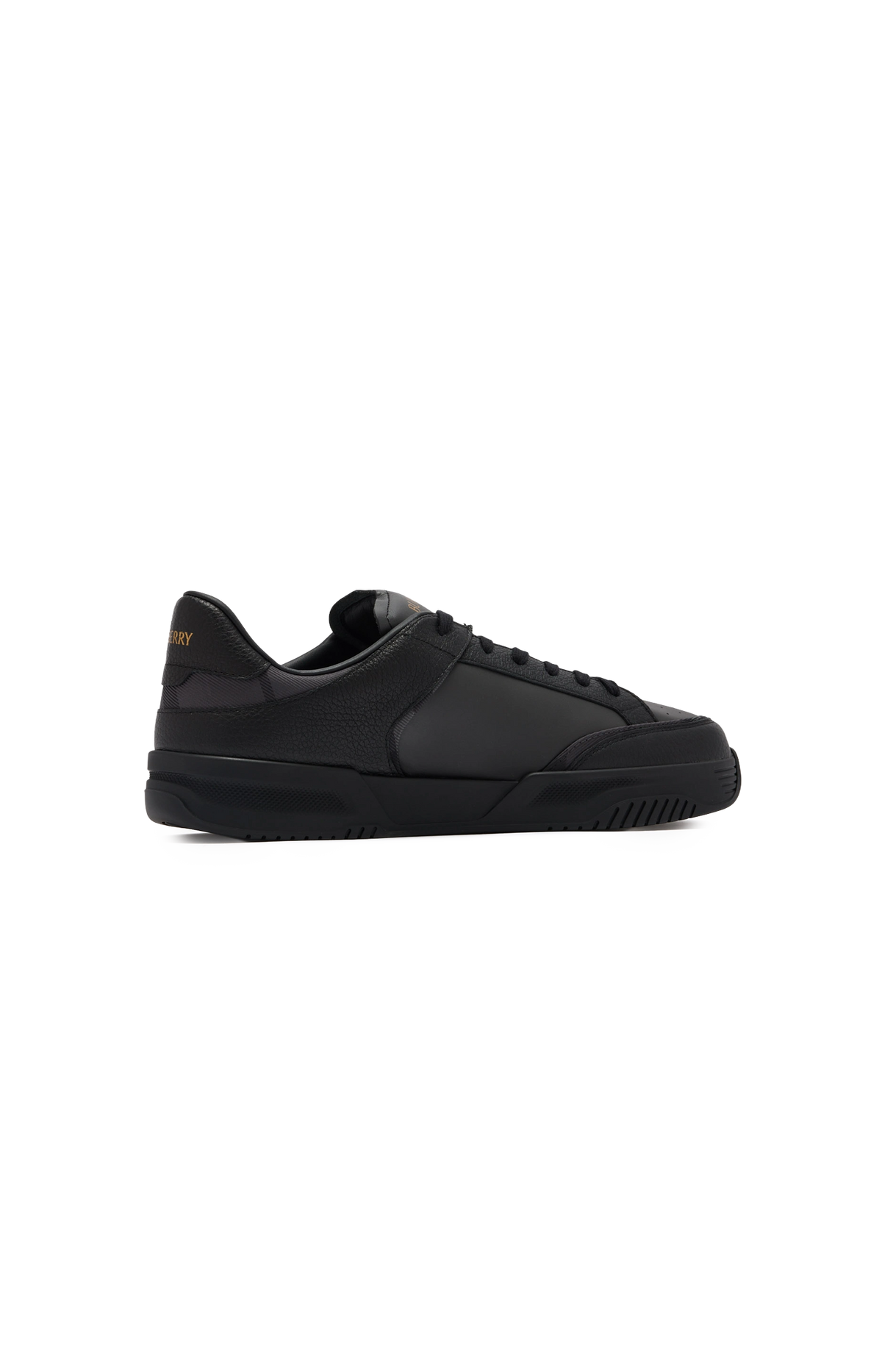 Burberry Leather and Nylon Harrow Sneakers in Black — product photo 3