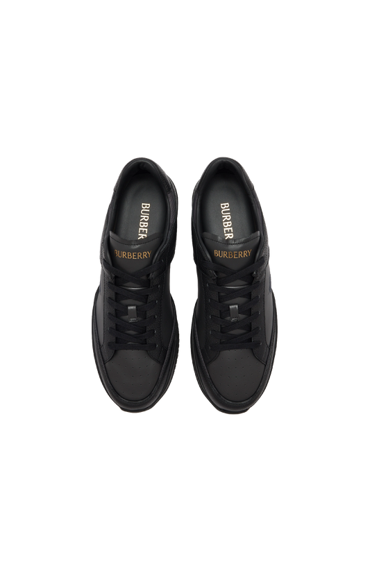 Burberry Leather and Nylon Harrow Sneakers in Black — product photo 2