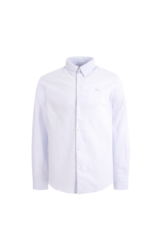Burberry Standric Shirt in Smoked Blue — front view
