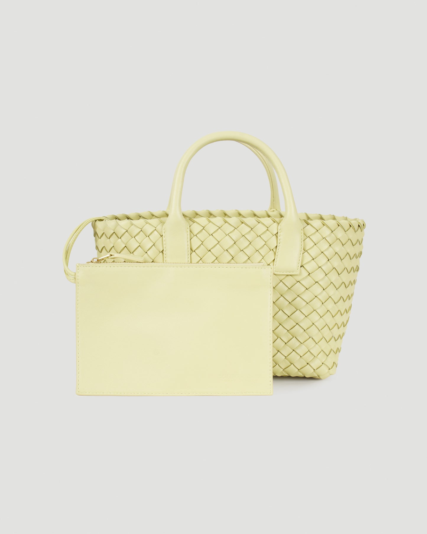 MINI CABAT BAG IN BUTTER GOLD