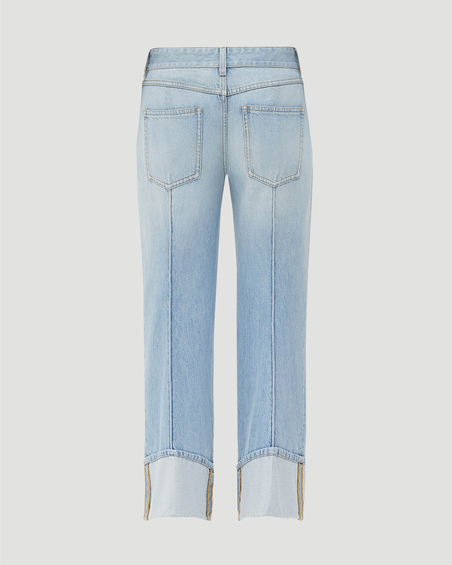 Light-Bleached Boyfriend Denim