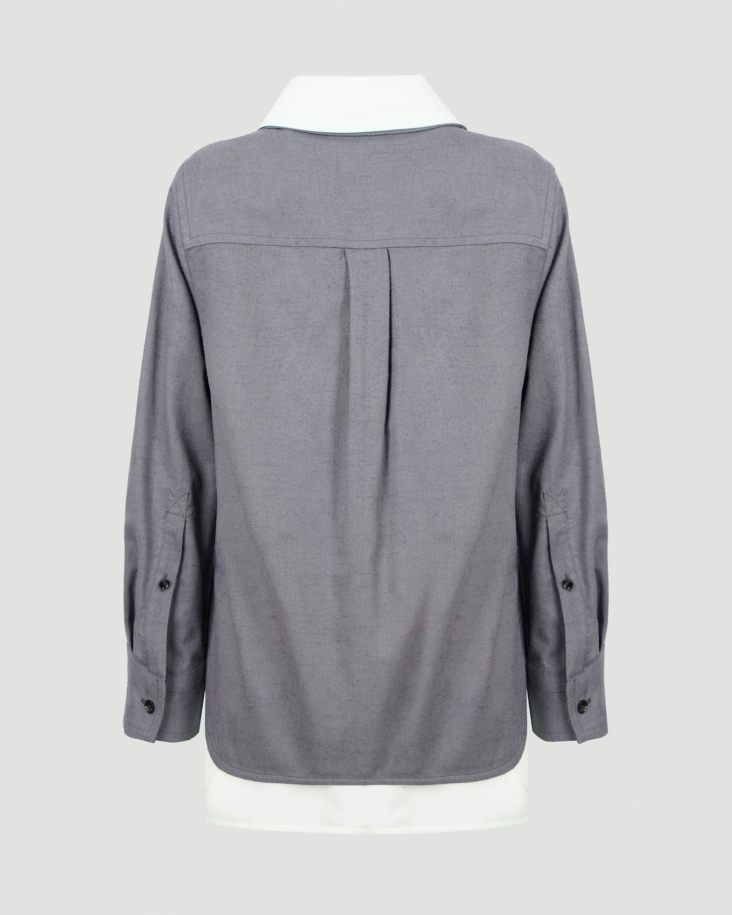 Relaxed Fit Double Layer Cotton Shirt