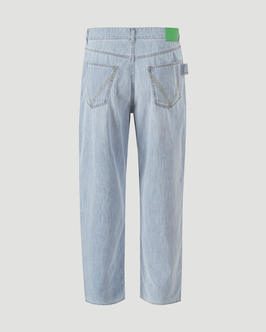 LIGHT BLUE COTTON JEANS
