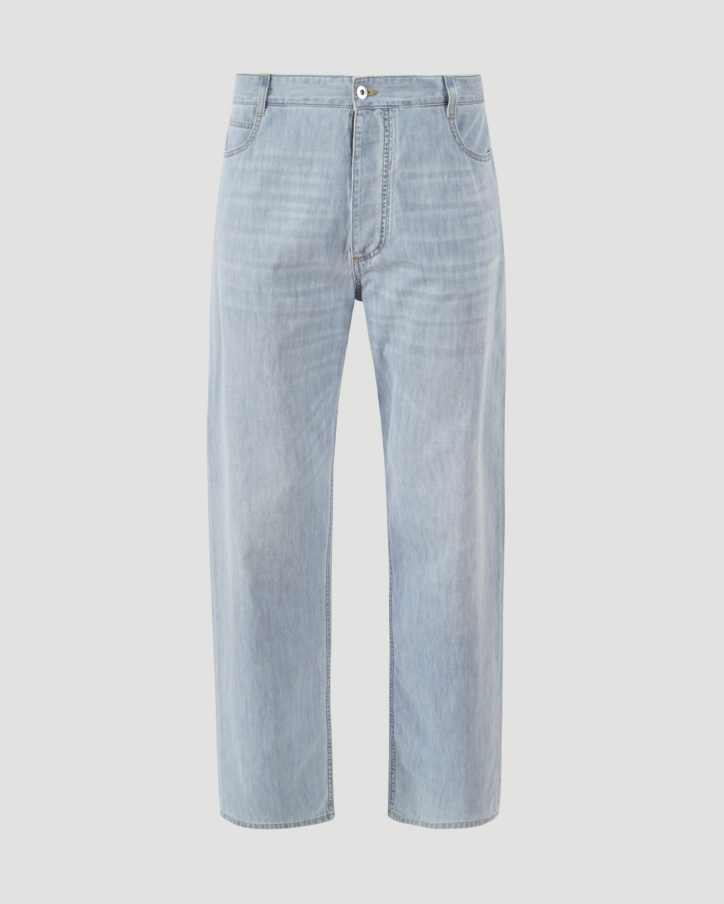 LIGHT BLUE COTTON JEANS