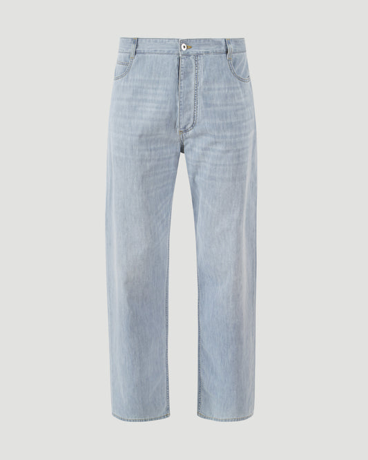 LIGHT BLUE COTTON JEANS