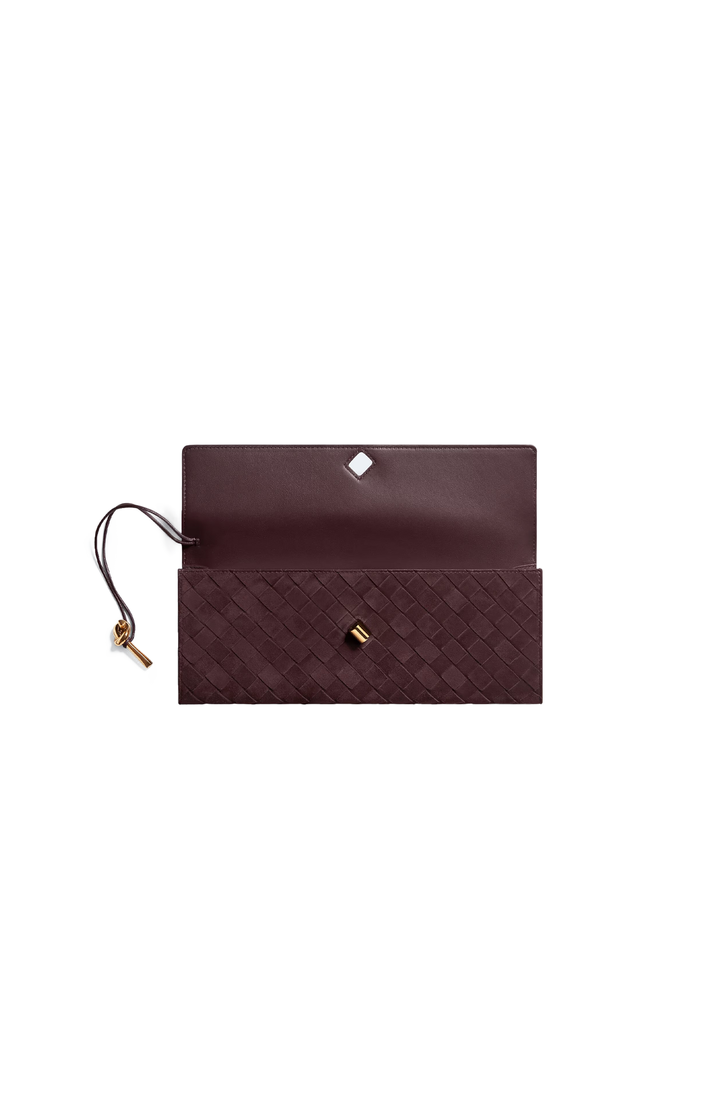 Andiamo Clutch in Mahogany