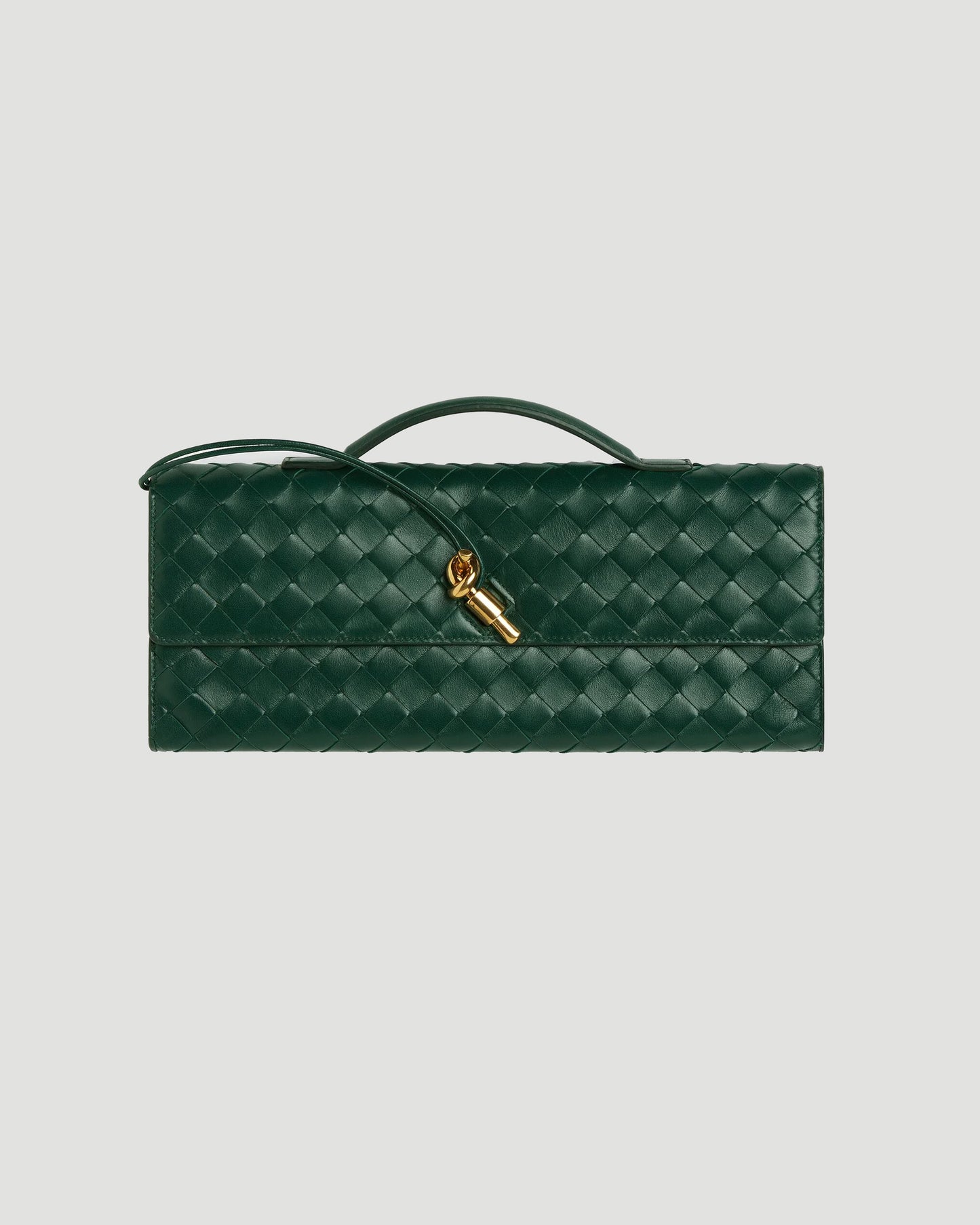 Andiamo Clutch in Emerald Green