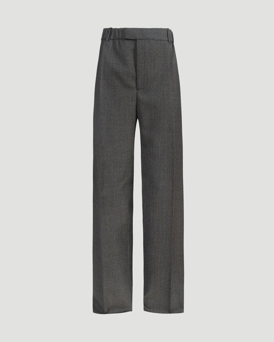 Wool Wide Leg Trousers
