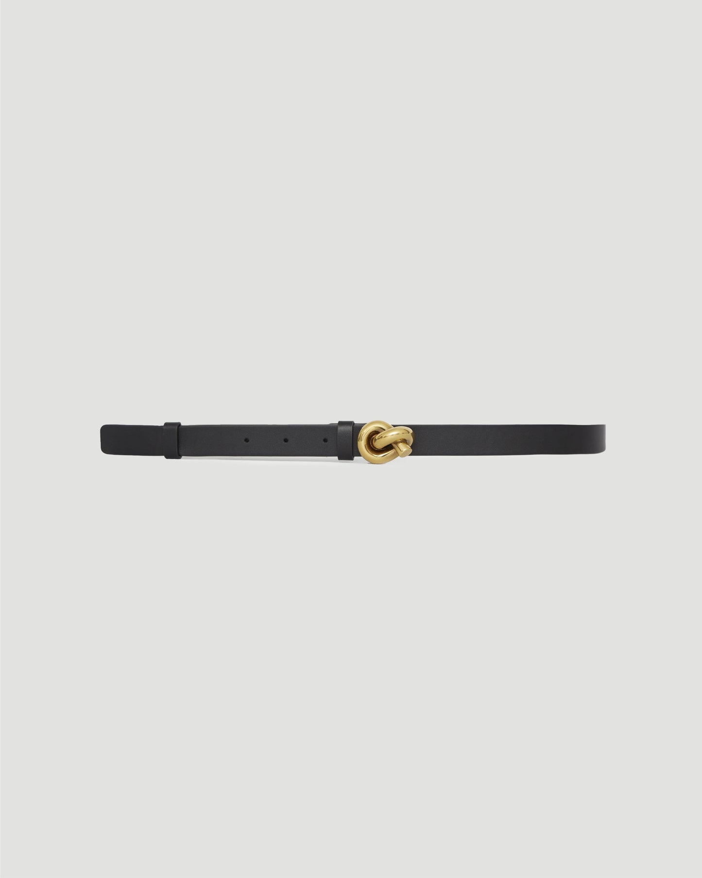 BLACK LEATHER BELT