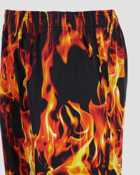 FIRE PRINT PANTS