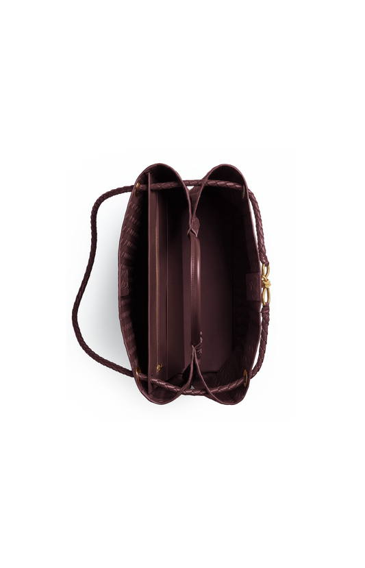 Bottega Veneta Large Andiamo in Deep Mahogany — product photo 2