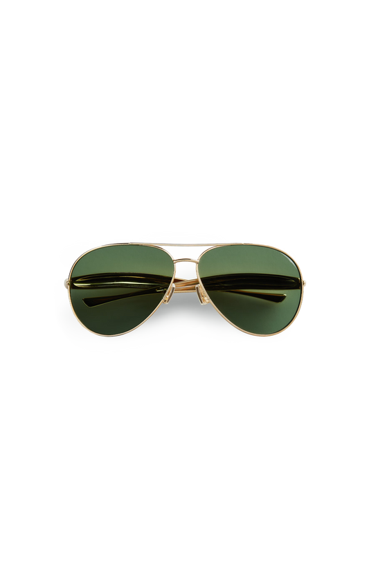 Men Aviator Sunglasses In Green