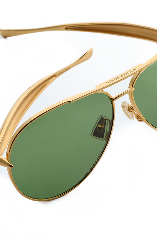 Men Aviator Sunglasses In Green