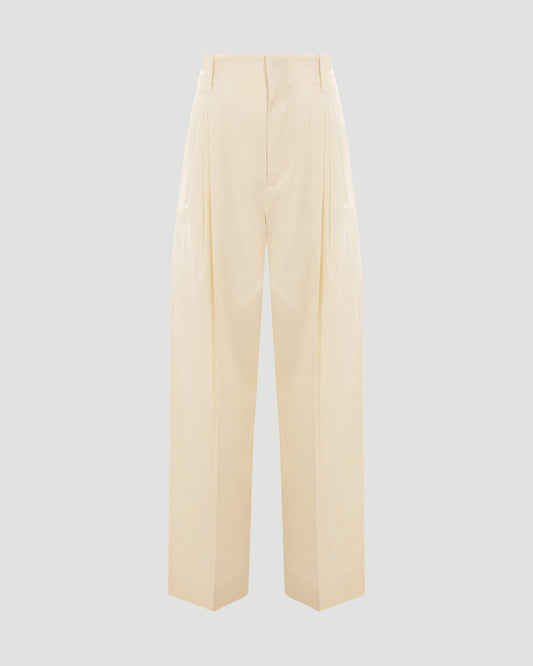 Cotton Silk Trousers