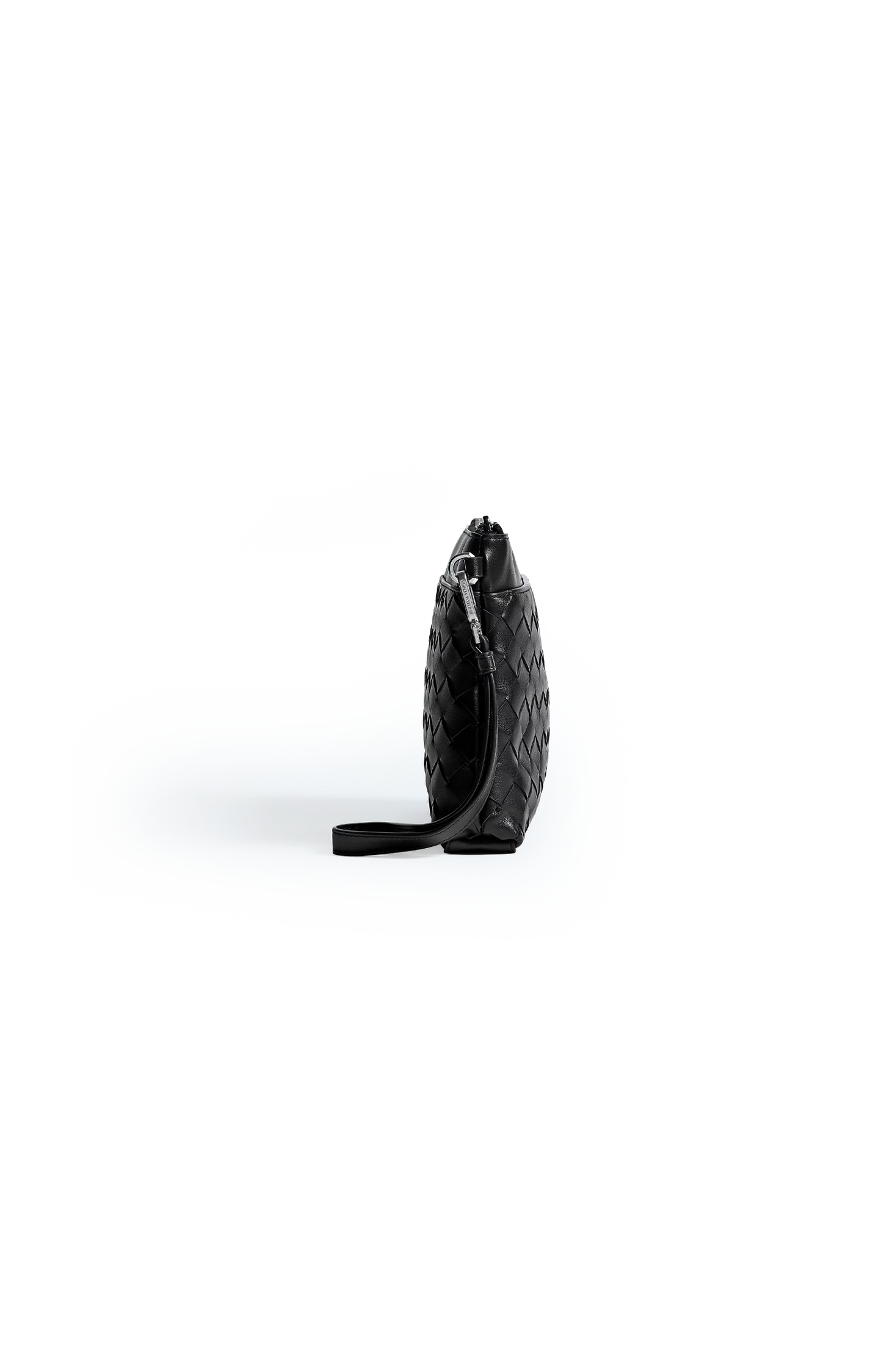 Intrecciato Prism Pouch in Black