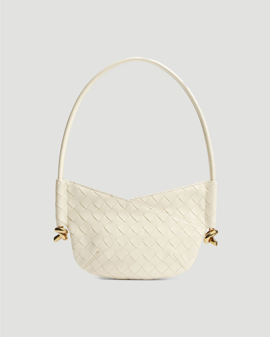 Baby Solstice Shoulder Bag in Sea Salt