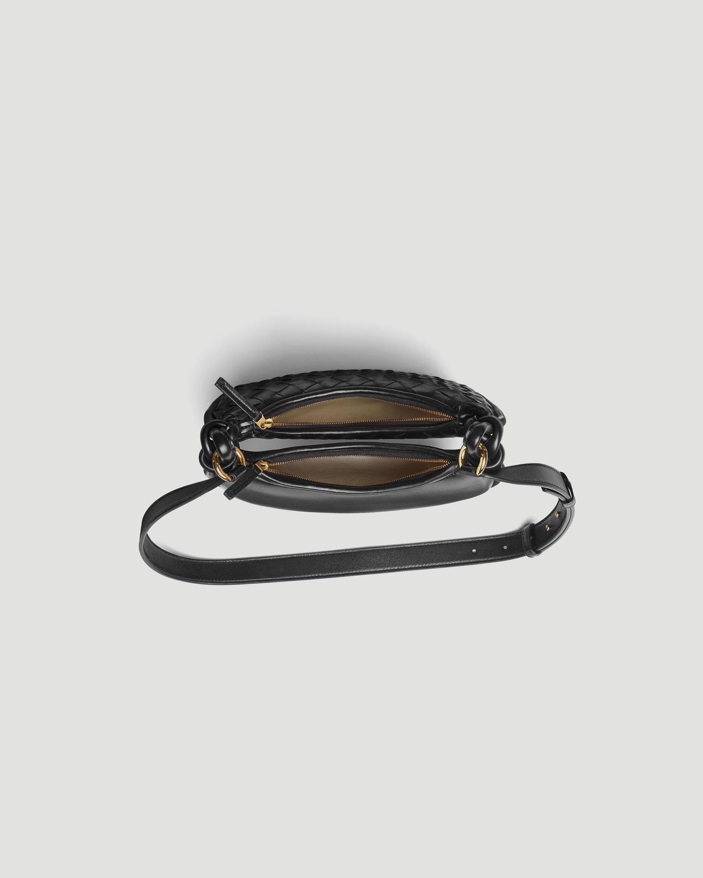 Gemelli Messenger Bag in Black