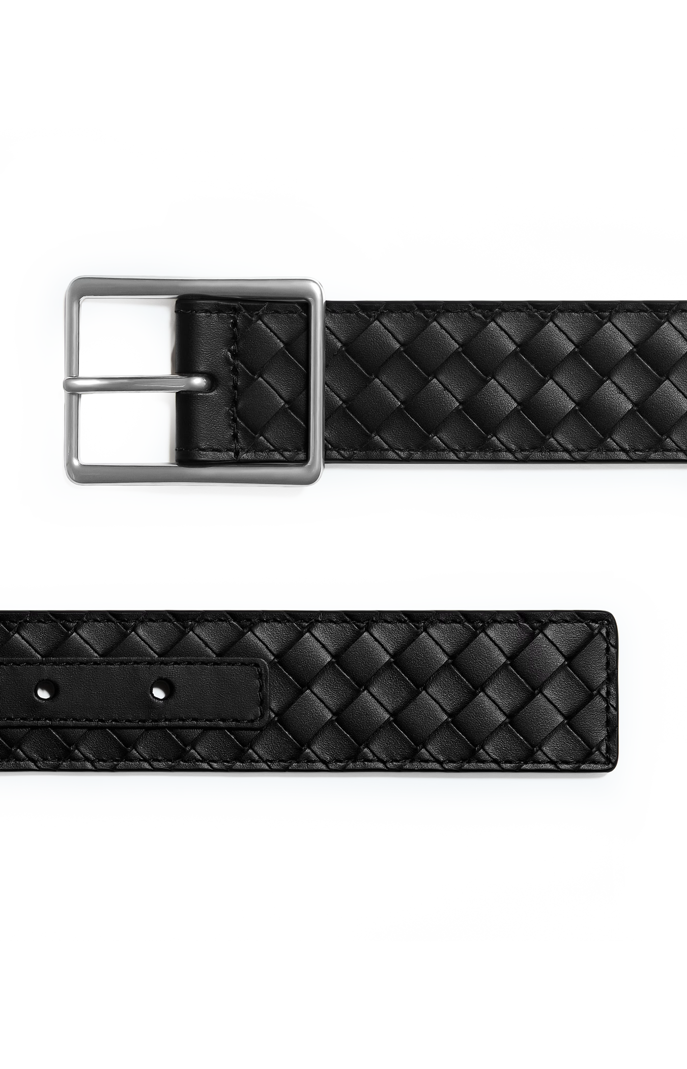 Intrecciato Piccolo Belt in Black