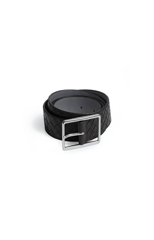 Intrecciato Piccolo Belt in Black