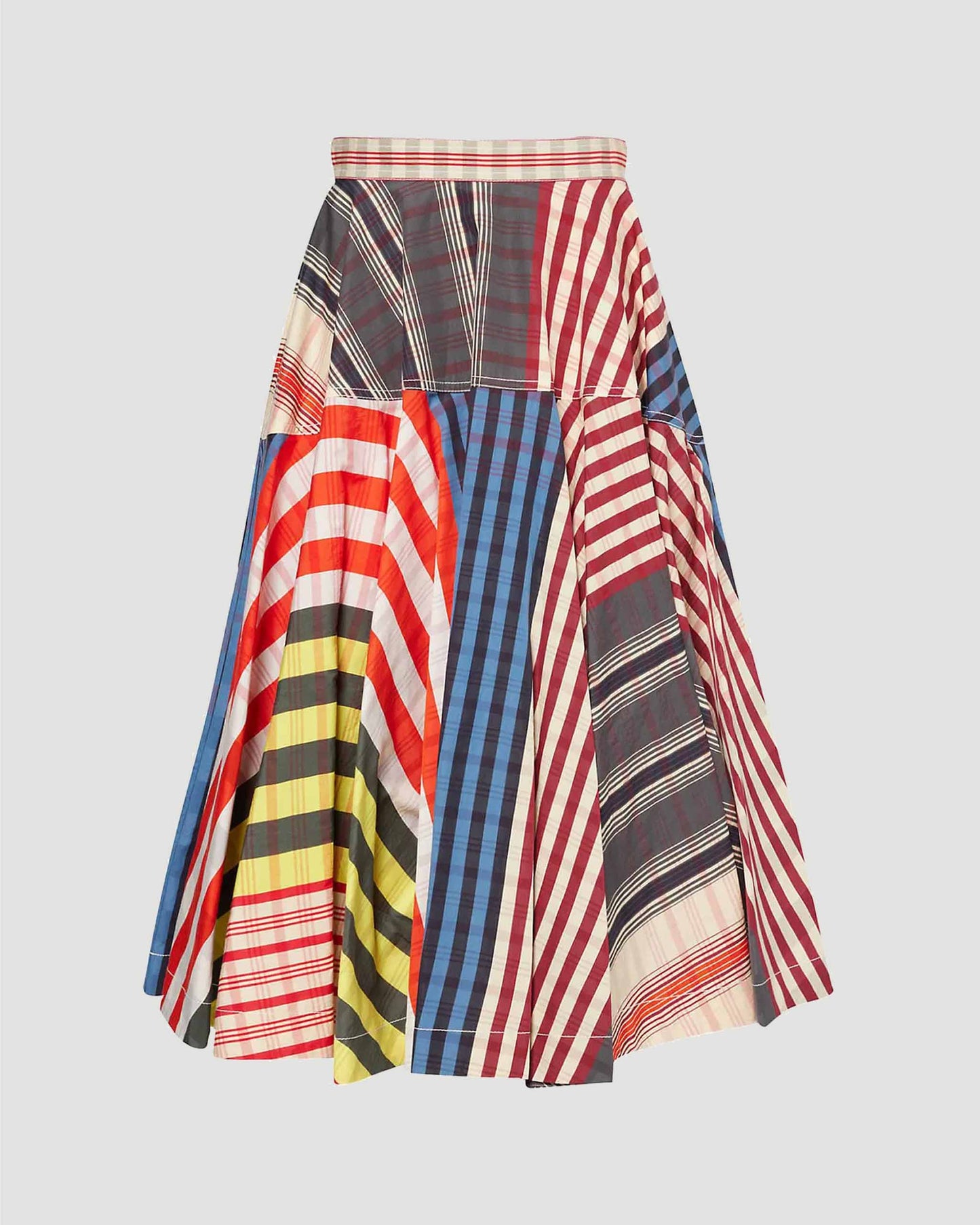 Multicolor Midi Skirt