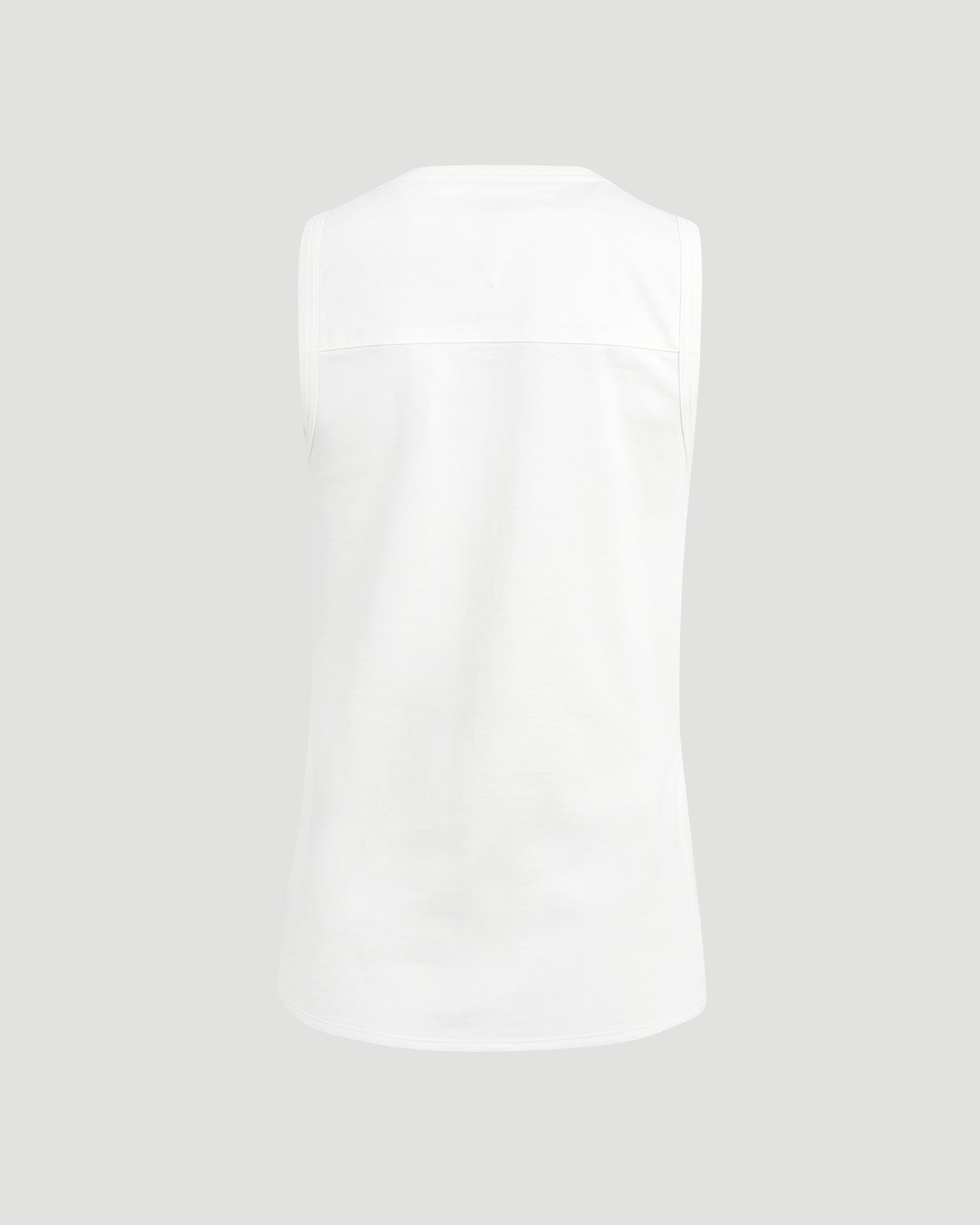 Tank Top With Buttons in White